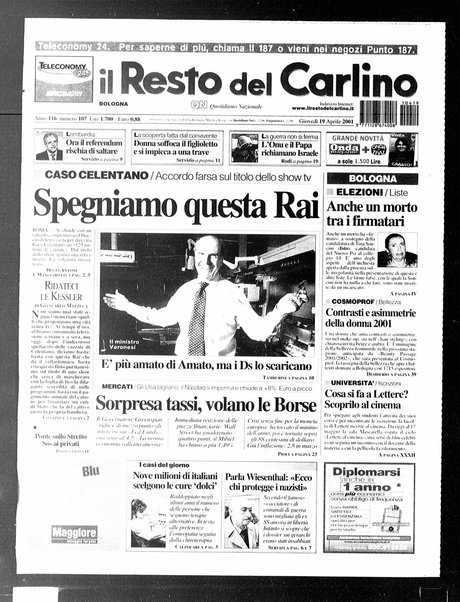 Il Resto del Carlino : giornale dell'Emilia